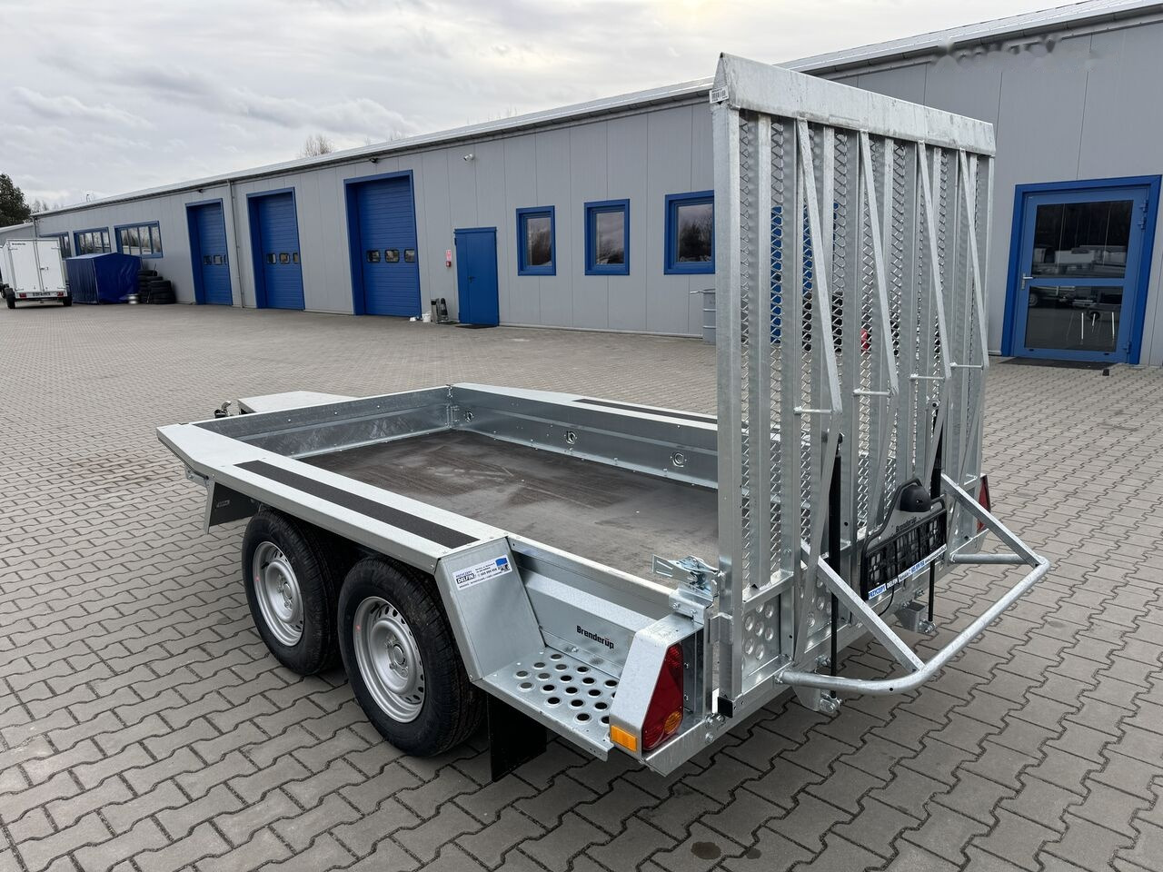 New Plant trailer for transportation of heavy machinery Brenderup MT 3080 GVW 2700 kg machine transporter mini excavator: picture 15