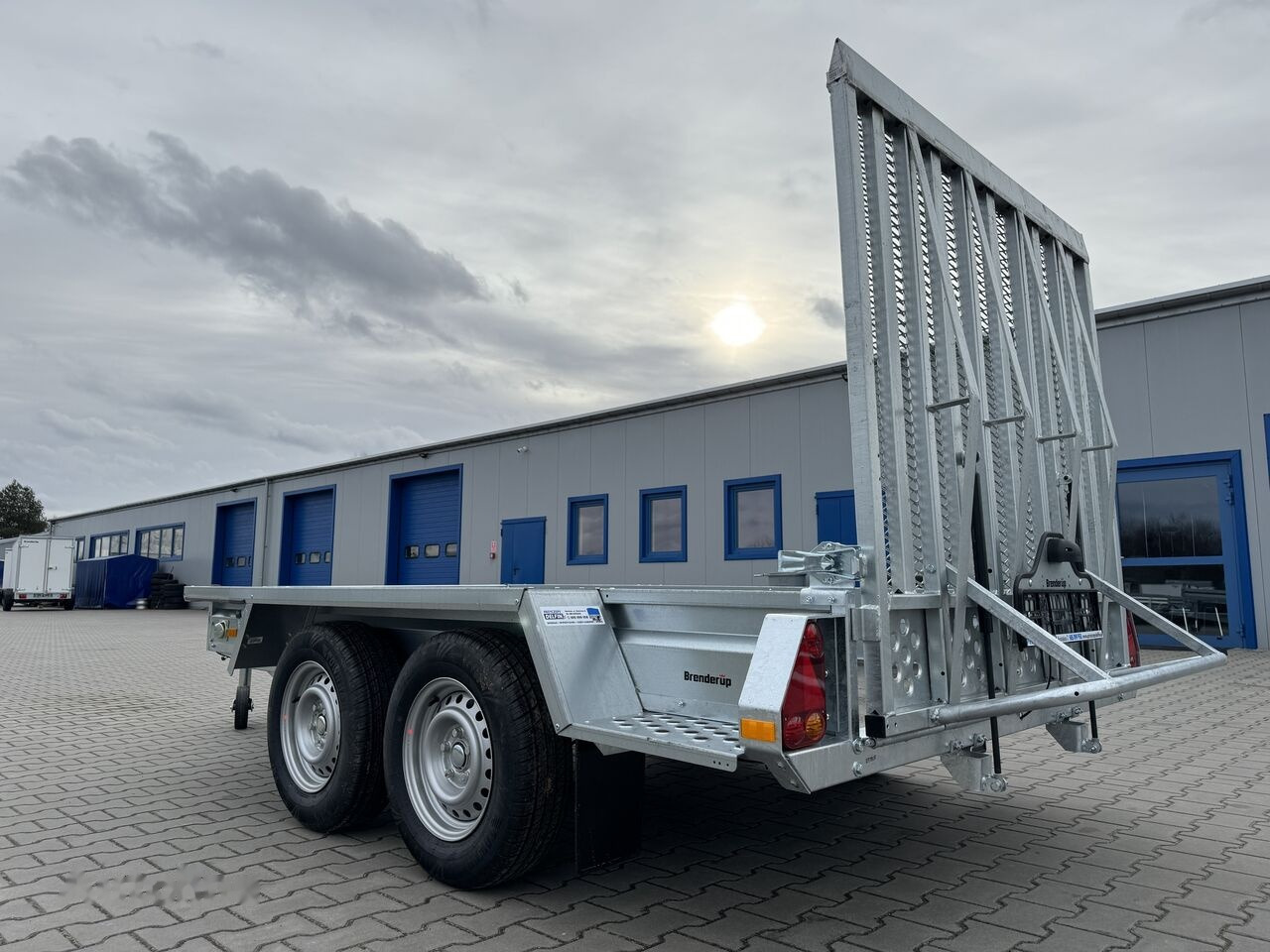New Plant trailer for transportation of heavy machinery Brenderup MT 3080 GVW 2700 kg machine transporter mini excavator: picture 16