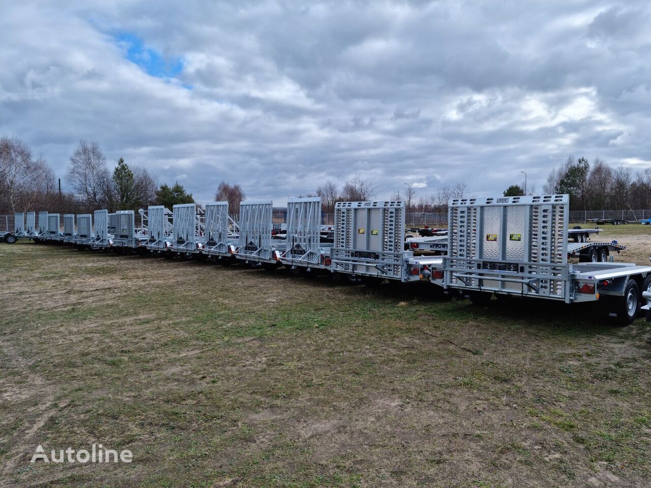 New Plant trailer Brenderup MT 3651 GVW 3500 kg machine transporter mini excavator 360x179: picture 4