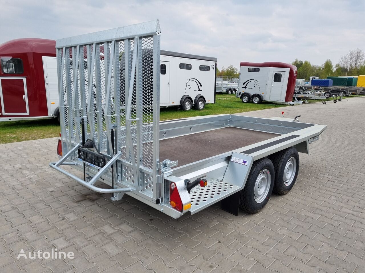 New Plant trailer Brenderup MT 3651 GVW 3500 kg machine transporter mini excavator 360x179: picture 10