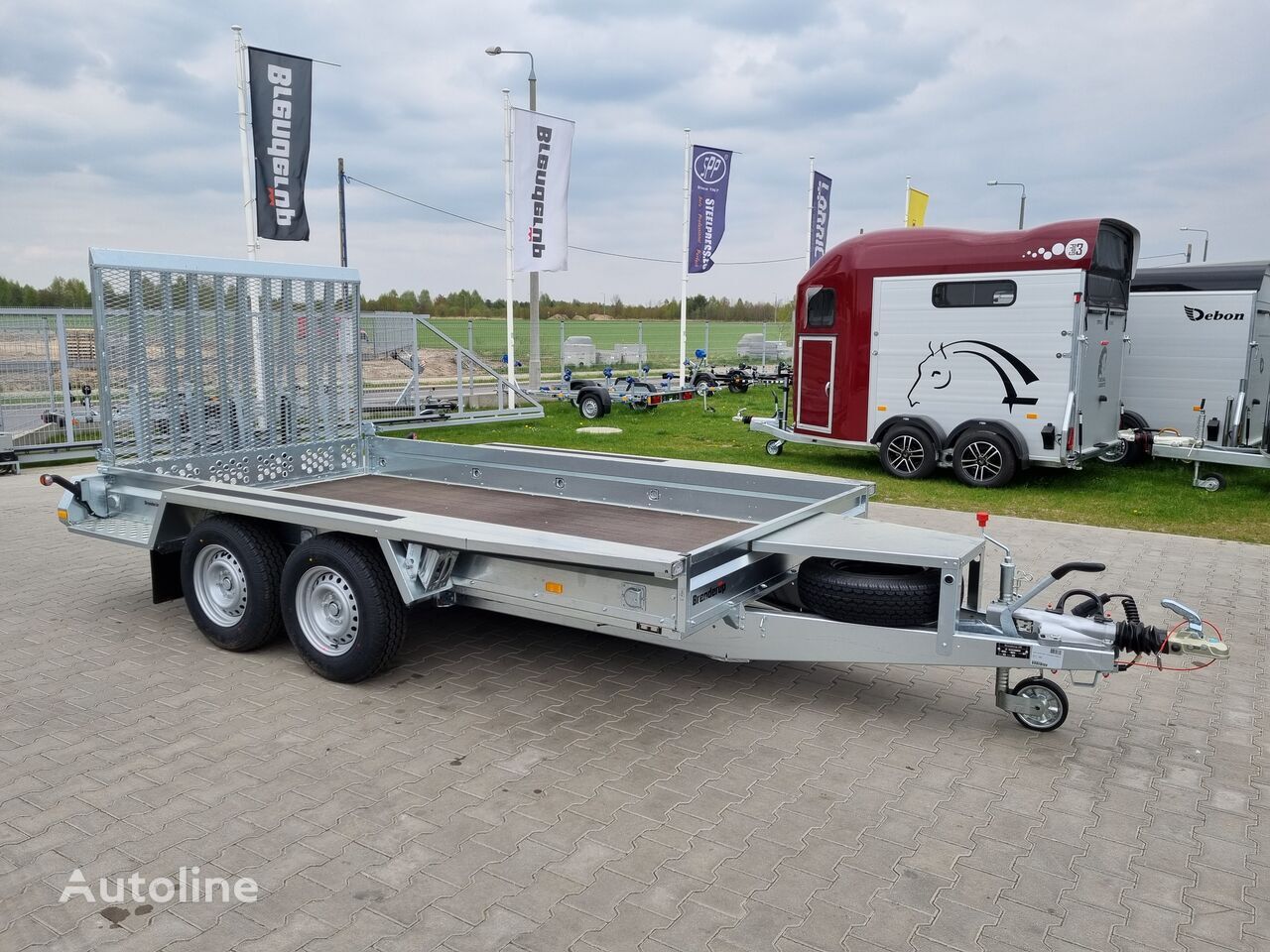 New Plant trailer Brenderup MT 3651 GVW 3500 kg machine transporter mini excavator 360x179: picture 16