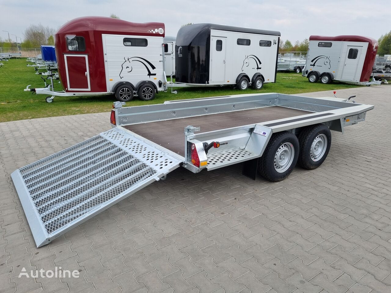New Plant trailer Brenderup MT 3651 GVW 3500 kg machine transporter mini excavator 360x179: picture 22