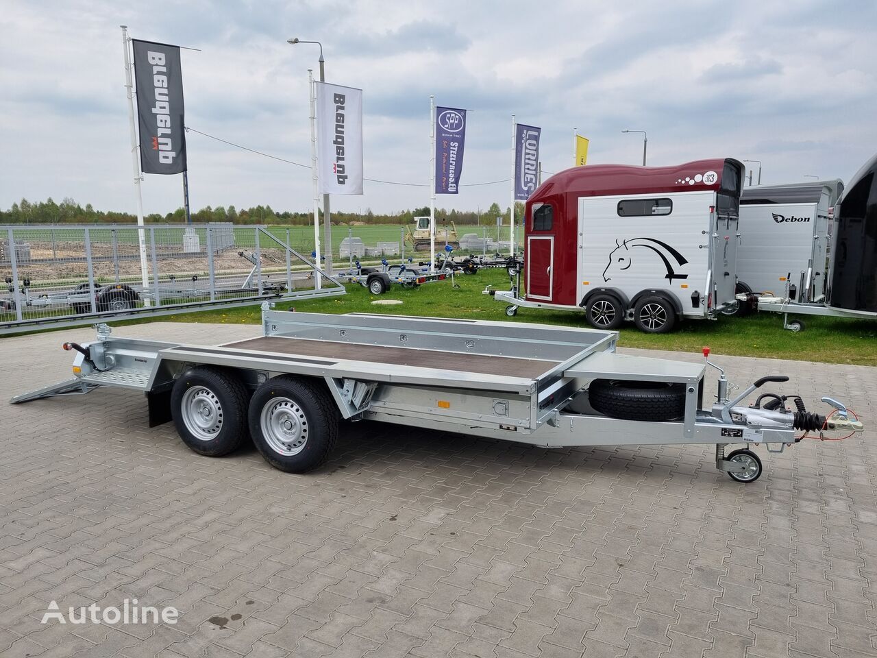 New Plant trailer Brenderup MT 3651 GVW 3500 kg machine transporter mini excavator 360x179: picture 24