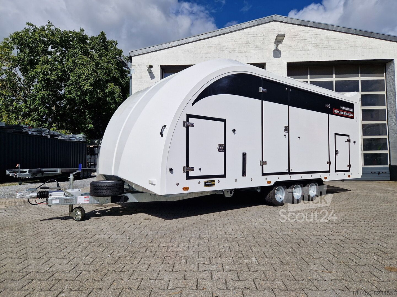 New Autotransporter trailer Brian James Trailers Race Transporter 396-2030 Innenlänge 550cm Lichtpaket Neu verfügbar: picture 2
