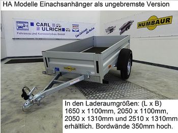 Car trailer Humbaur - HA751611 Einachser ungebremst 750kg
