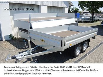 Car trailer Humbaur - HN254121 Tandemanhänger 2,5to Hochlader