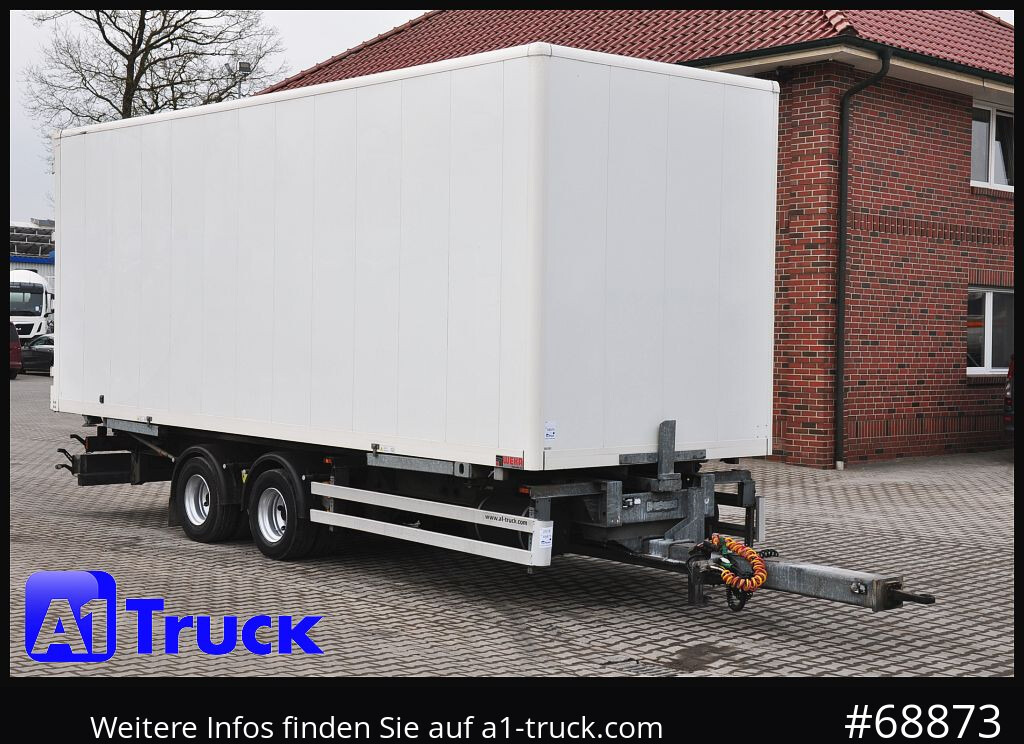 Closed box trailer ACKERMANN 2 achs Koffer Wechselaufbau, Moebel, Lichtband