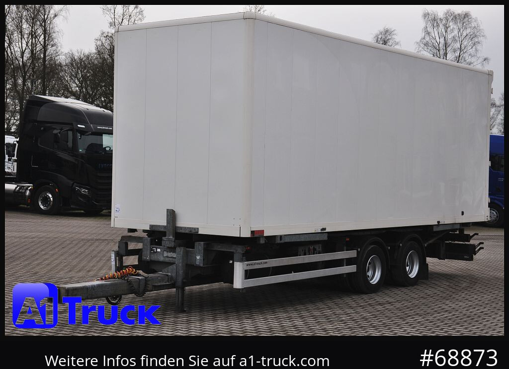 Closed box trailer ACKERMANN 2 achs Koffer Wechselaufbau, Moebel, Lichtband