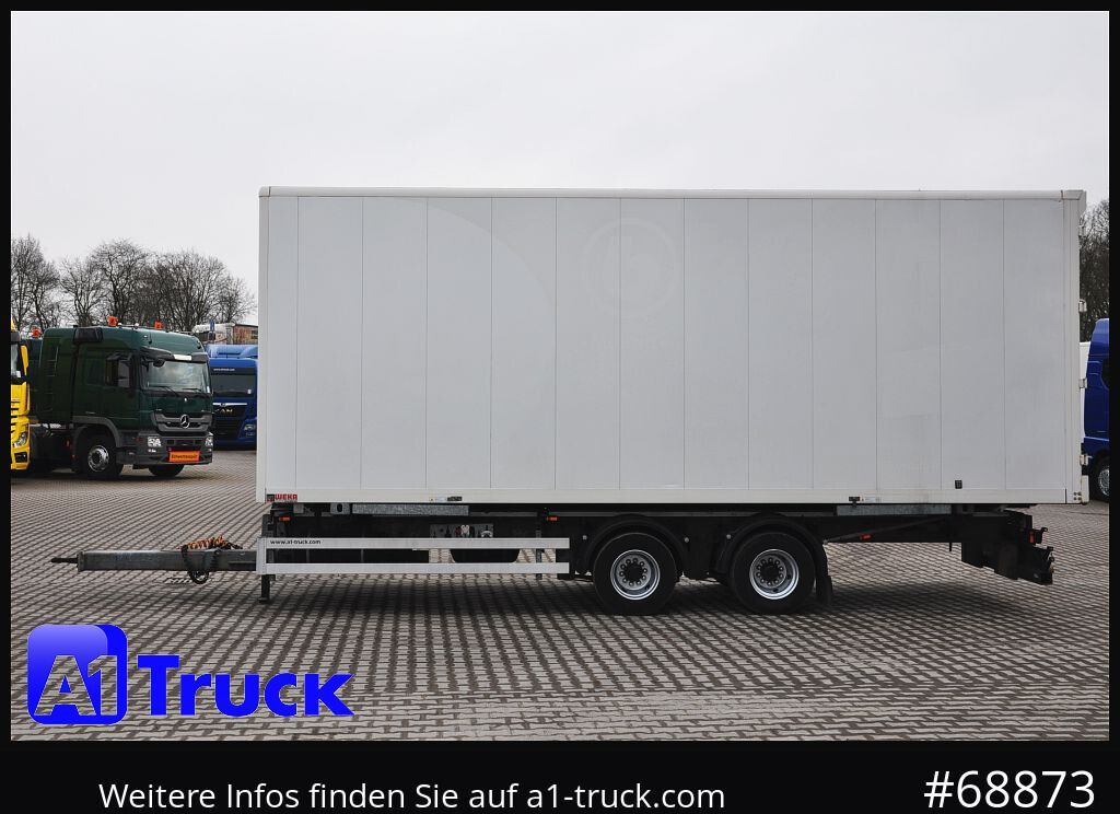 Closed box trailer ACKERMANN 2 achs Koffer Wechselaufbau, Moebel, Lichtband