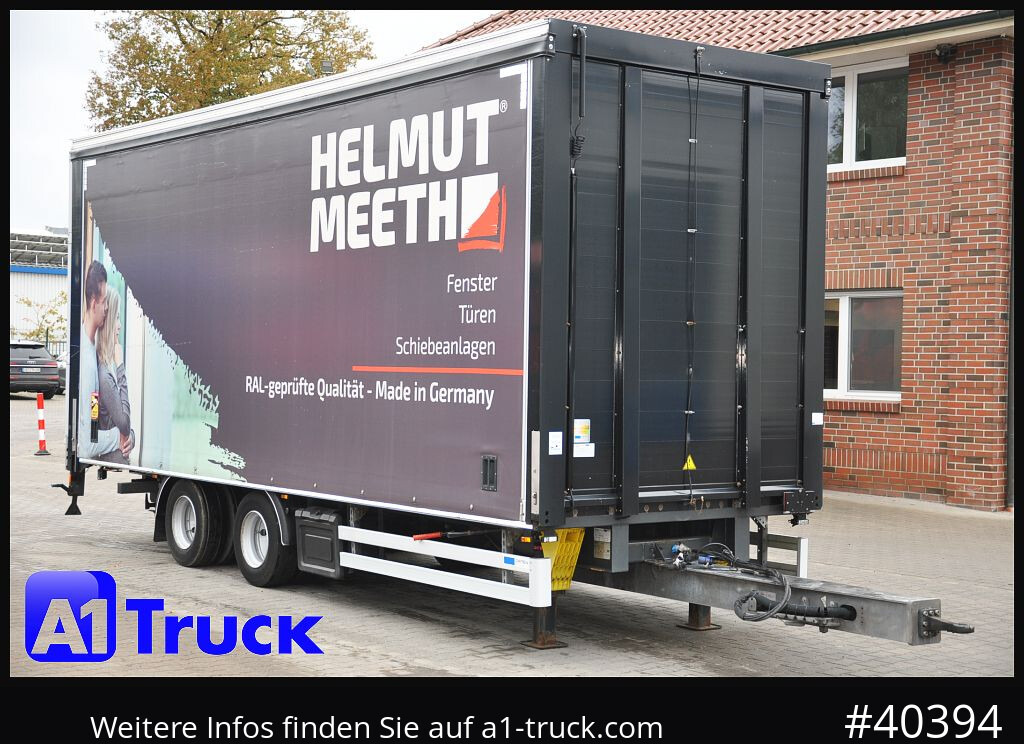 Closed box trailer ORTEN AG 18T Getränke Jumbo Stapler, verzinkt,