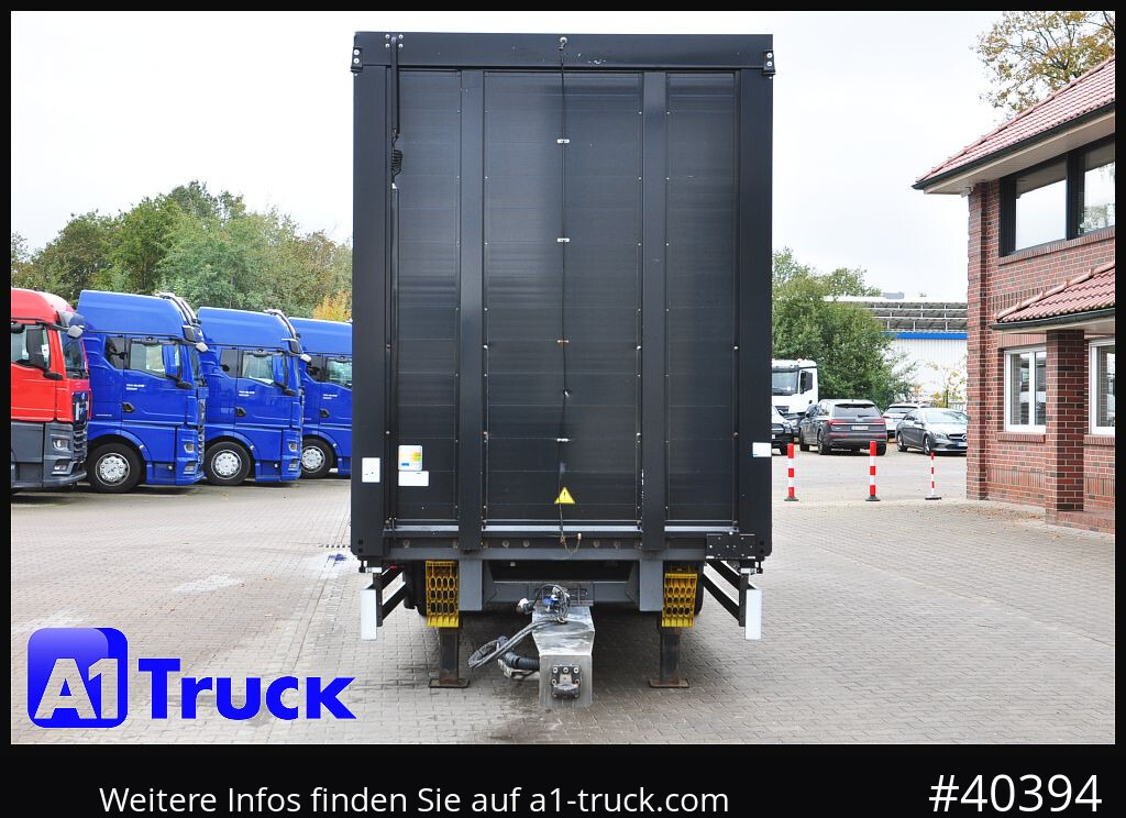 Closed box trailer ORTEN AG 18T Getränke Jumbo Stapler, verzinkt,