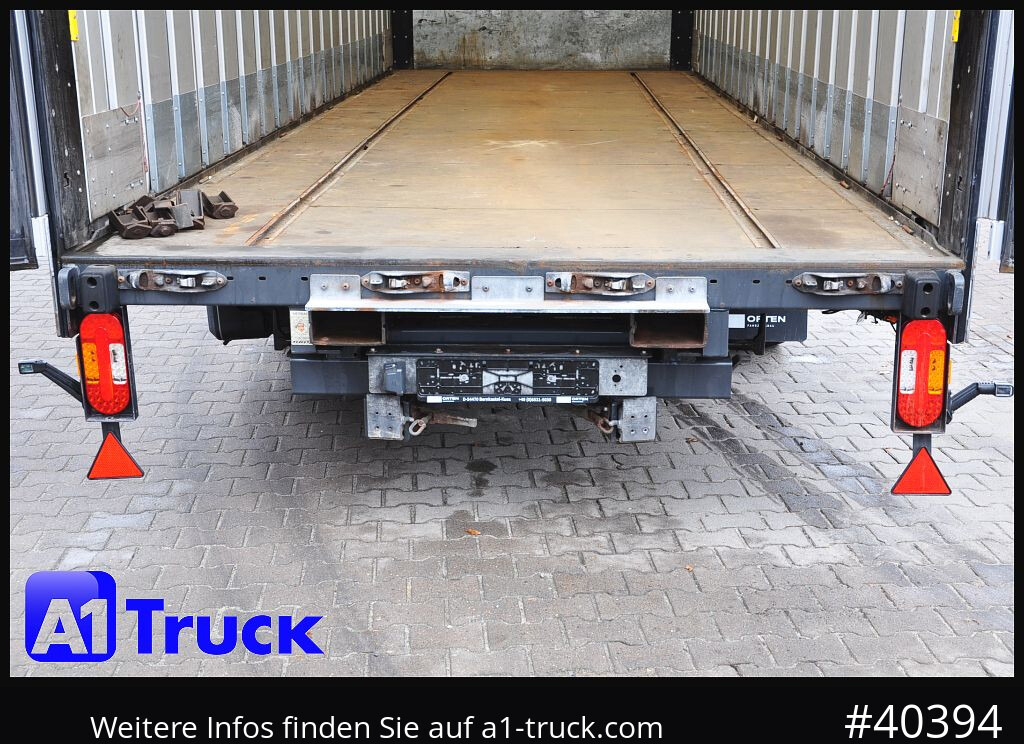 Closed box trailer ORTEN AG 18T Getränke Jumbo Stapler, verzinkt,
