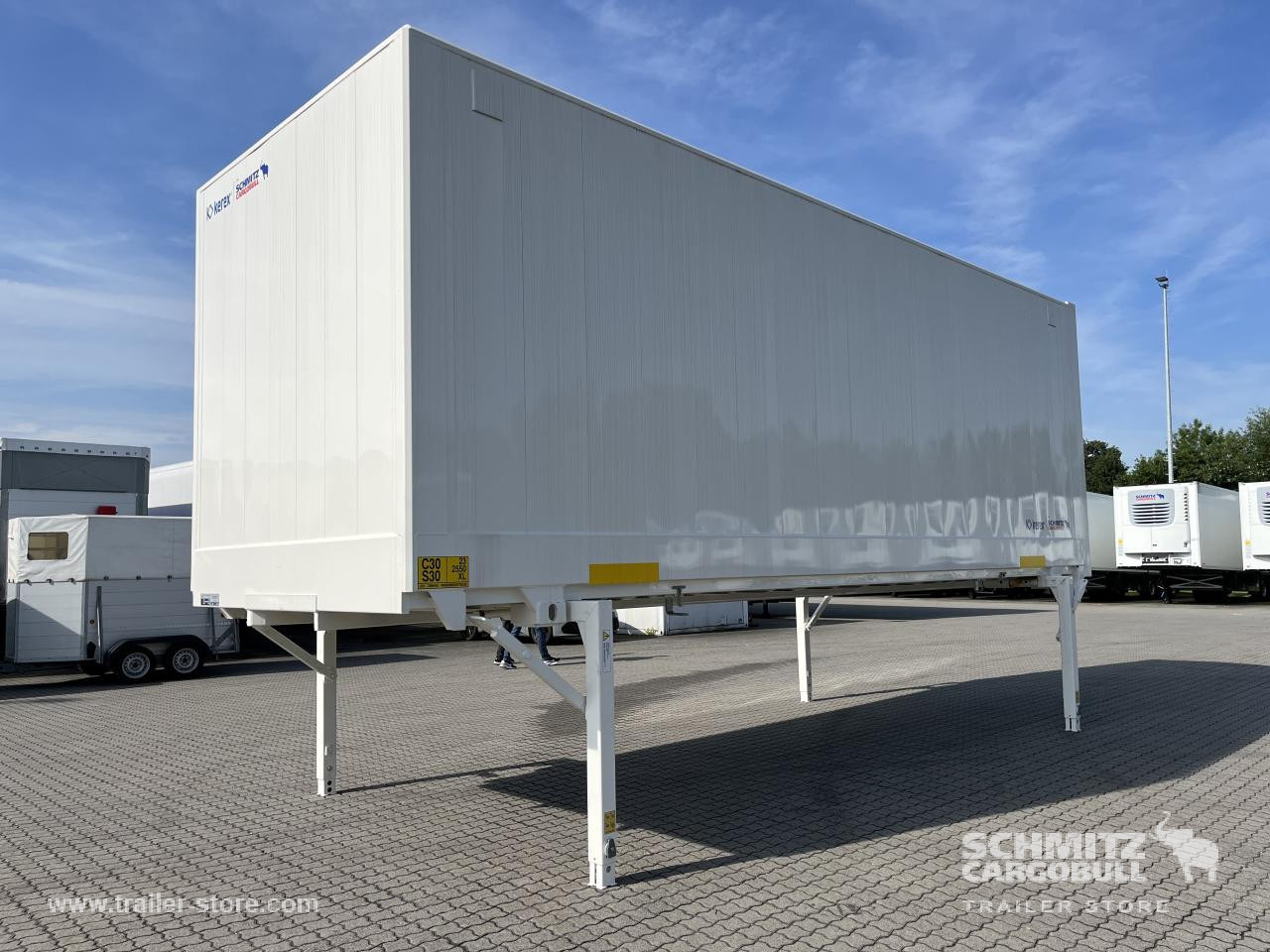 Closed box trailer SCHMITZ Wechselaufbau Trockenfrachtkoffer Standard