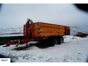 Container transporter/ swap body trailer Bigab Krokløft henger