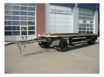 Burg 2-assige containeraanhangwagen - Container transporter/ Swap body trailer