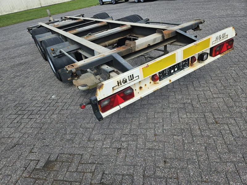 Container transporter/ Swap body trailer H&W TCAB 1878 | BDF Wechsel | MB Axles