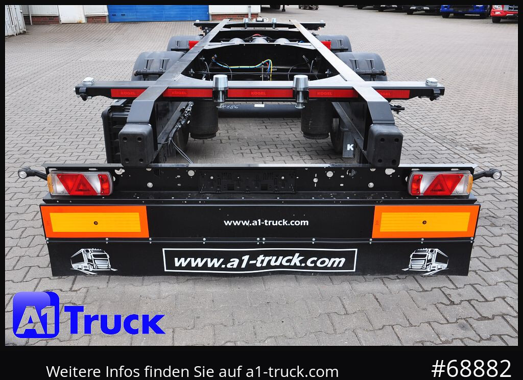 Container transporter/ Swap body trailer KOEGEL ZW 18  BDF, Midi Tandem 1120 +1320, SOFORT