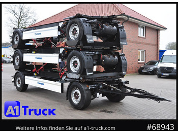 Container transporter/ Swap body trailer KRONE 3 er Paket Standard BDF, Bj  2017  SAF Achse