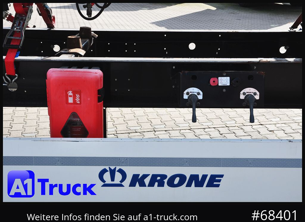 Container transporter/ Swap body trailer KRONE 3 er Paket Standard BDF, Bj  2017  SAF Achse