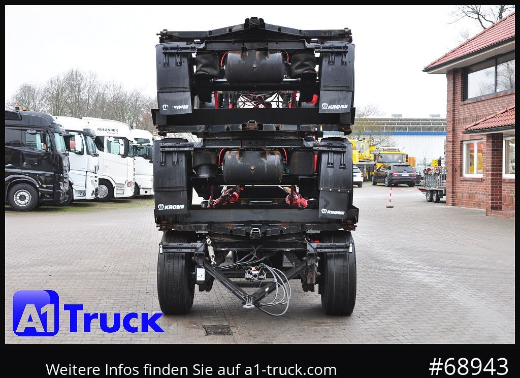 Container transporter/ Swap body trailer KRONE 3 er Paket Standard BDF, Bj  2017  SAF Achse