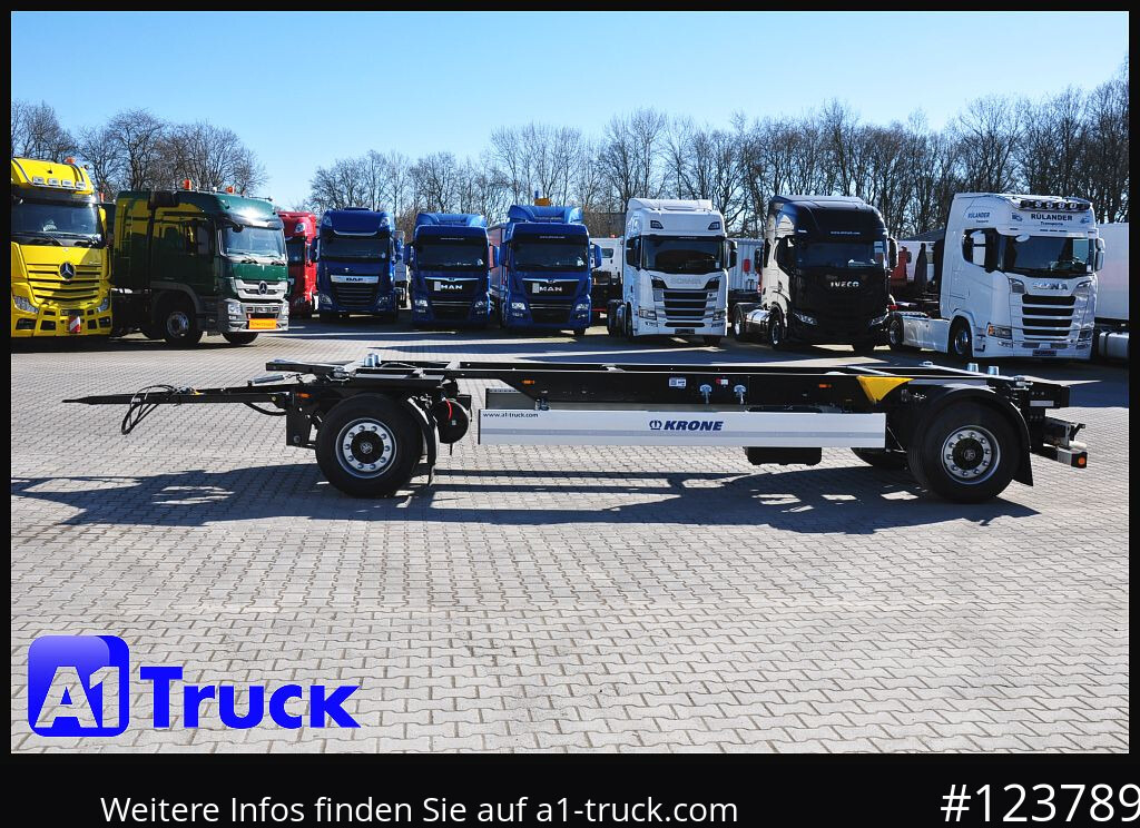 Container transporter/ Swap body trailer KRONE 5 x AZW 18, MAXI für 1120mm + 1320mm, SOFORT NEU