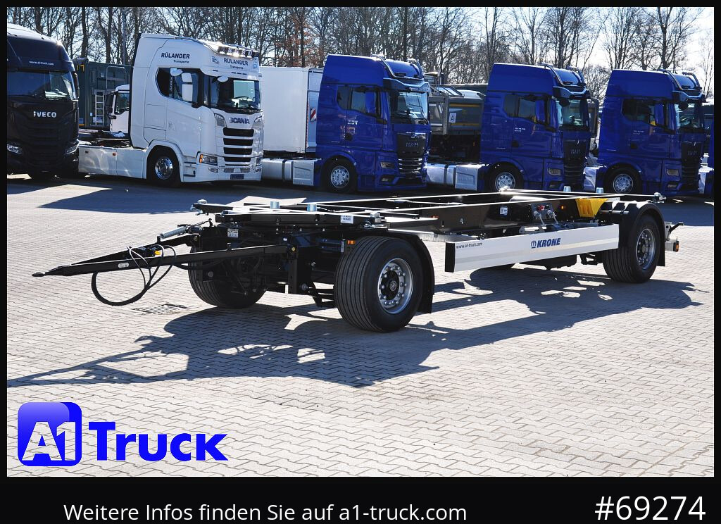 Container transporter/ Swap body trailer KRONE 5 x AZW 18, MAXI für 1120mm + 1320mm, SOFORT NEU