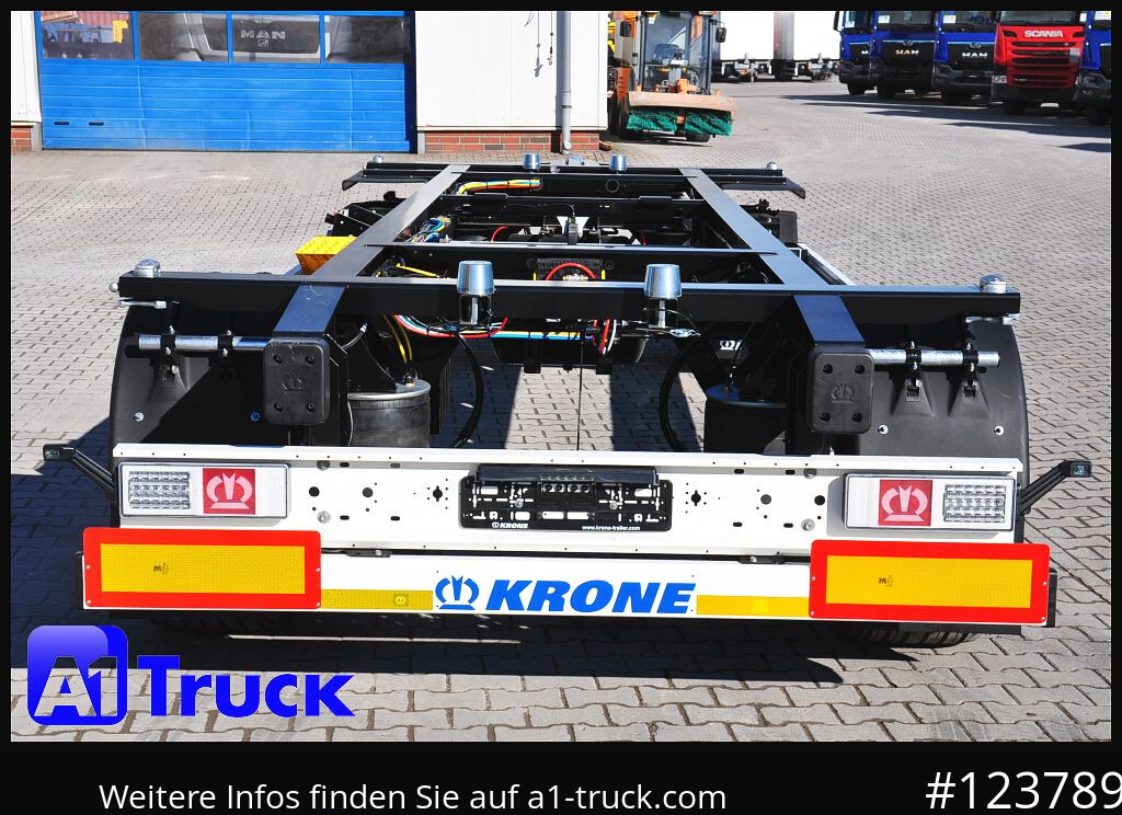 Container transporter/ Swap body trailer KRONE 5 x AZW 18, MAXI für 1120mm + 1320mm, SOFORT NEU