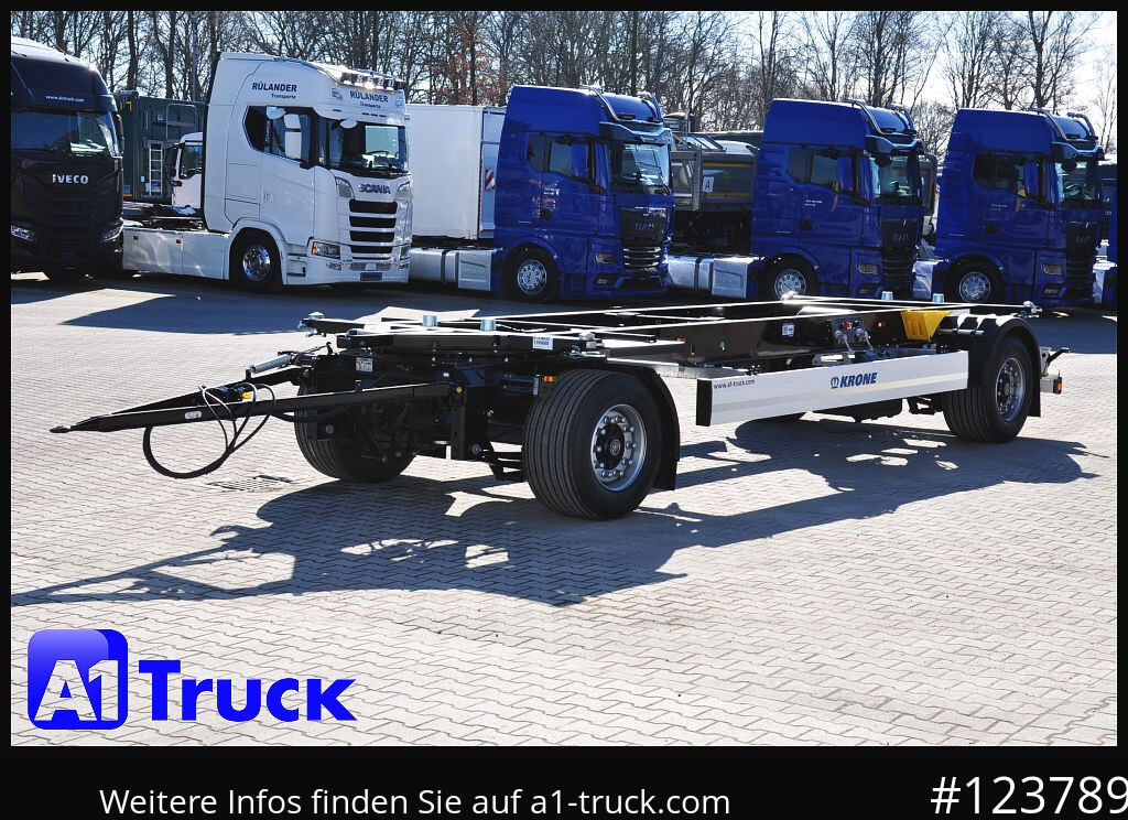 Container transporter/ Swap body trailer KRONE 5 x AZW 18, MAXI für 1120mm + 1320mm, SOFORT NEU