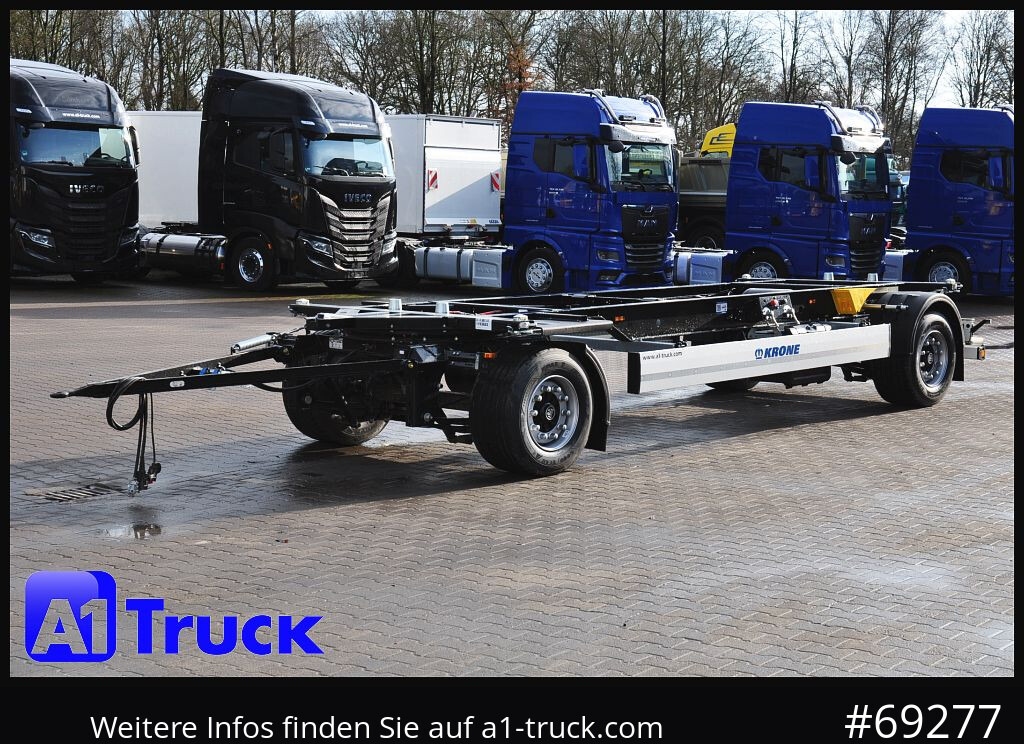 Container transporter/ Swap body trailer KRONE 5 x AZW 18, MAXI für 1120mm + 1320mm, SOFORT NEU