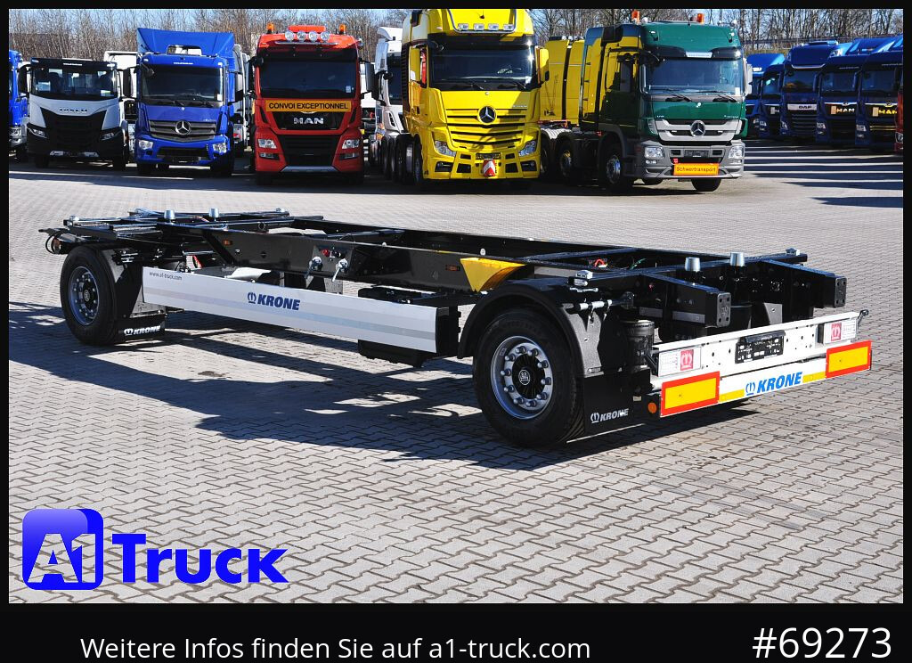Container transporter/ Swap body trailer KRONE 5 x AZW 18, MAXI für 1120mm + 1320mm, SOFORT NEU