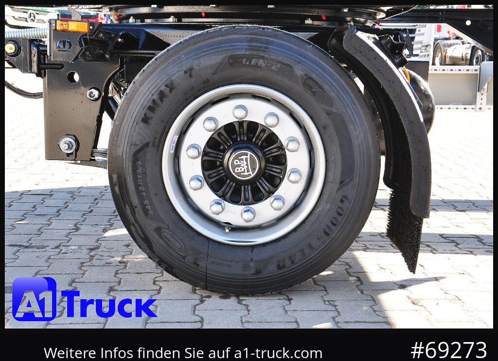 Container transporter/ Swap body trailer KRONE 5 x AZW 18, MAXI für 1120mm + 1320mm, SOFORT NEU