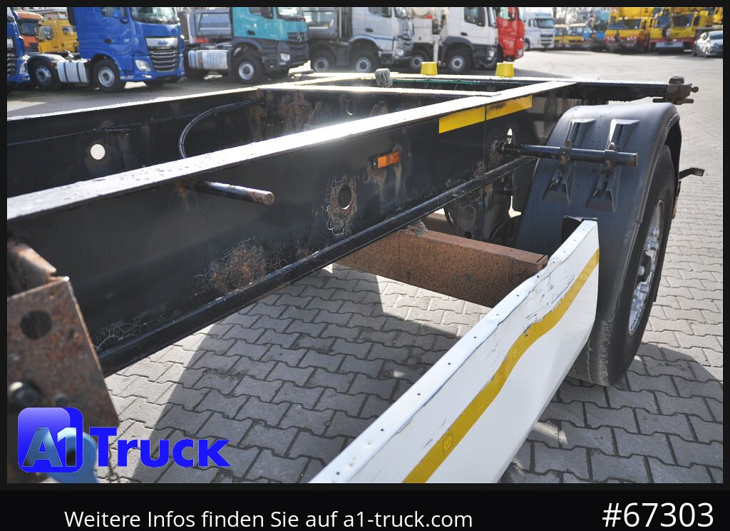 Container transporter/ Swap body trailer KRONE AZW, BDF, 7,45, Standard, BPW