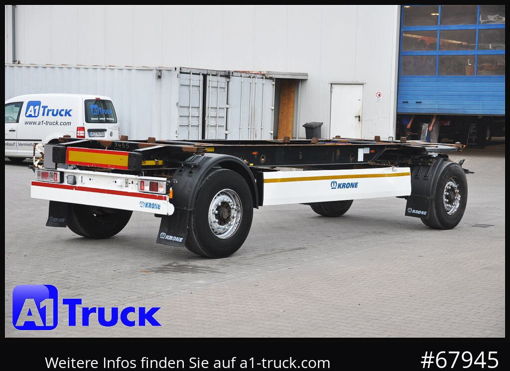 Container transporter/ Swap body trailer KRONE AZ 18, Standard BDF, 1 Vorbesitzer, BPW