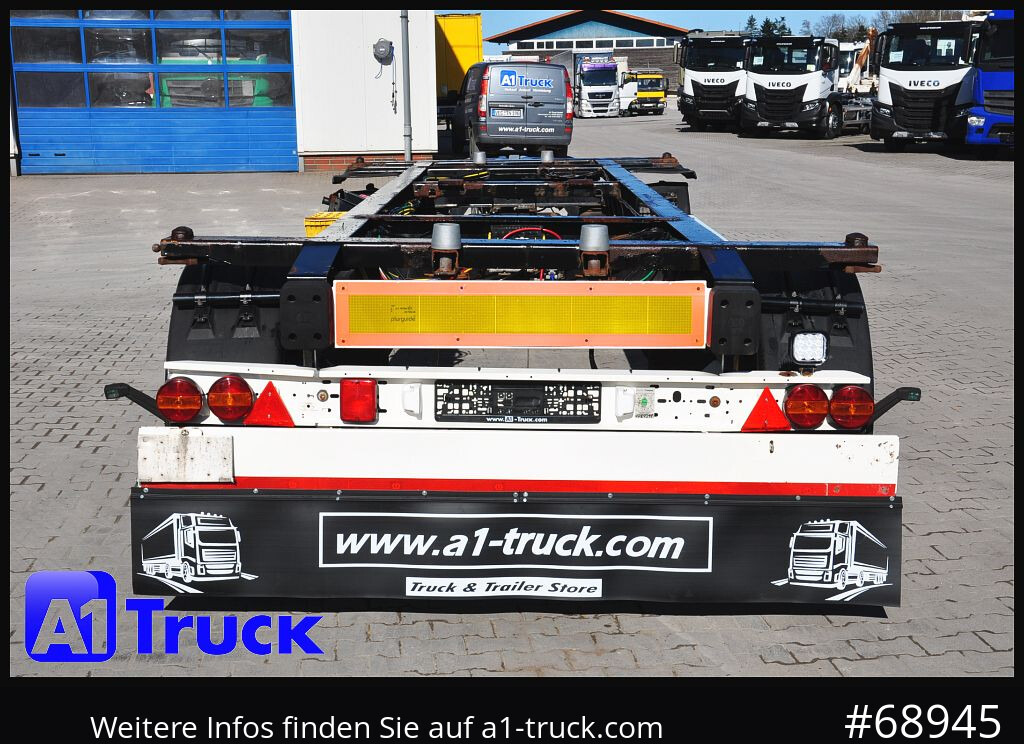 Container transporter/ Swap body trailer KRONE Standard BDF Anhänger für 7,45 WB, 1 Vorbesitzer