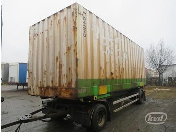  Kel-Berg G 2-axlar Växelflaksläp (container) - Container transporter/ Swap body trailer