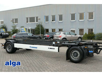 Container transporter/ swap body trailer Krone AZ, BPW-Achsen, Luft, Scheibe, TOP, Wechselfahr.
