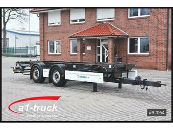 Container transporter/ swap body trailer Krone ZZW 18 Tandem BDF Hub 1070-1320mm