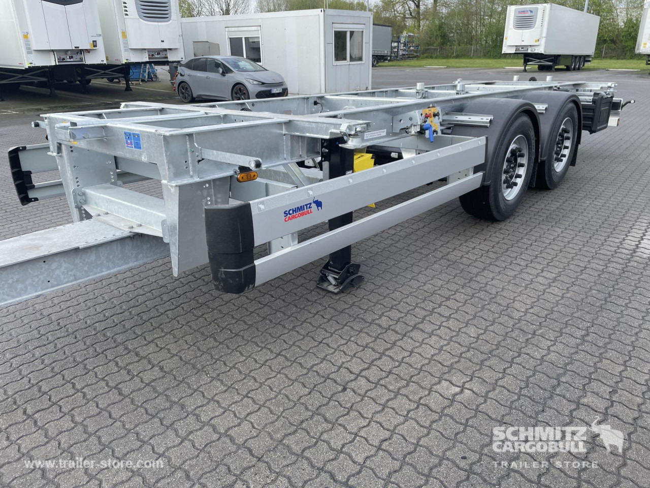 Container transporter/ Swap body trailer SCHMITZ Zentralachsanhänger Wechselfahrgestell