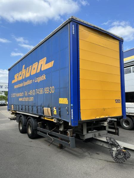 Container transporter/ Swap body trailer System Trailers BDF Lafette ZA 18 Jumbo