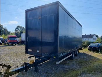Curtainsider trailer M&V NS2W22, Edscha, Jumbo, Tandem 14,5t