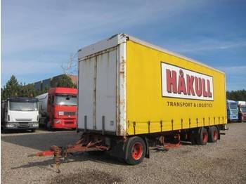 Curtainsider trailer Pacton 24 t. Pritsche + Plane