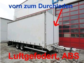 Renders Tandem  Planenanhänger vorn zum Durchladen - Curtainsider trailer