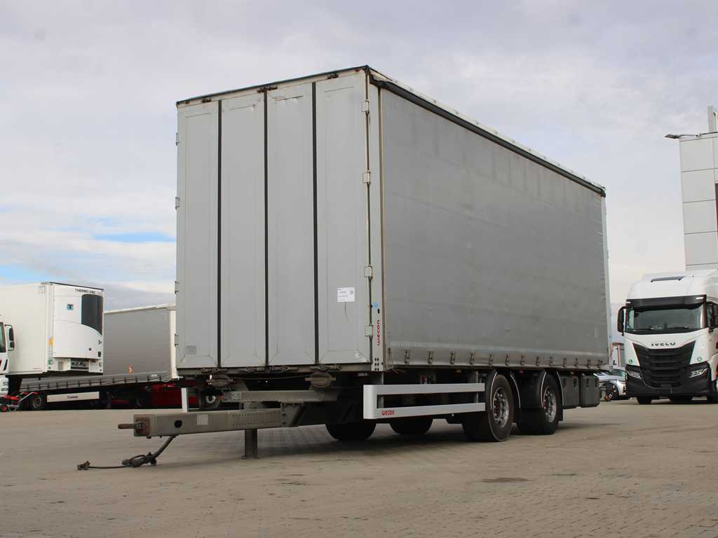 Curtainsider trailer WECON, SAF, PASSENGER PASSENGER