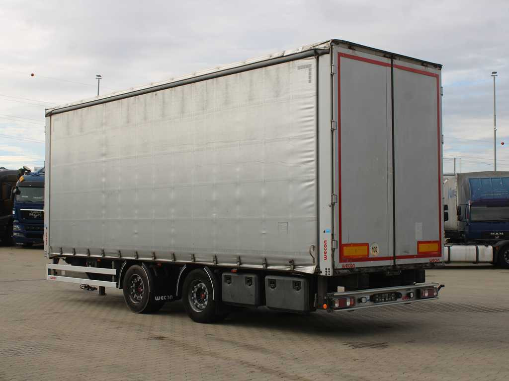 Curtainsider trailer WECON, SAF, PASSENGER PASSENGER
