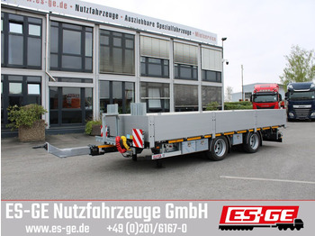 Dropside/ Flatbed trailer ES-GE Tandemanhänger - Containerverr. 