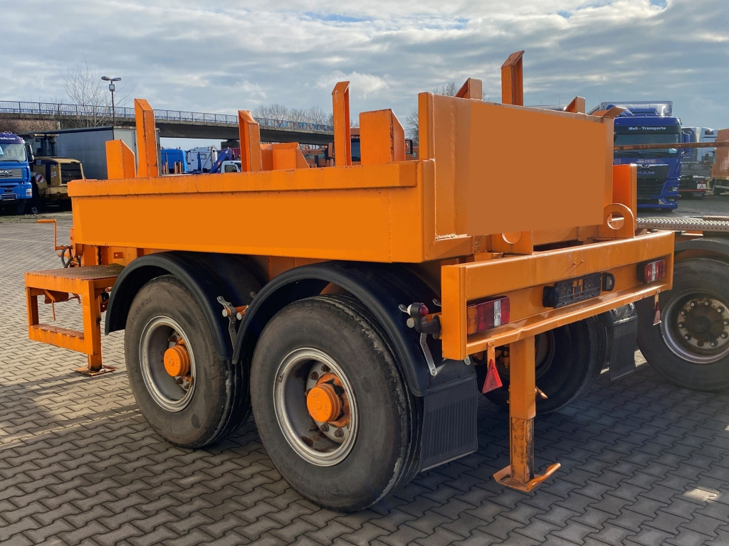 Dropside/ Flatbed trailer Eggers ZX 18E / für Ballastgewichte
