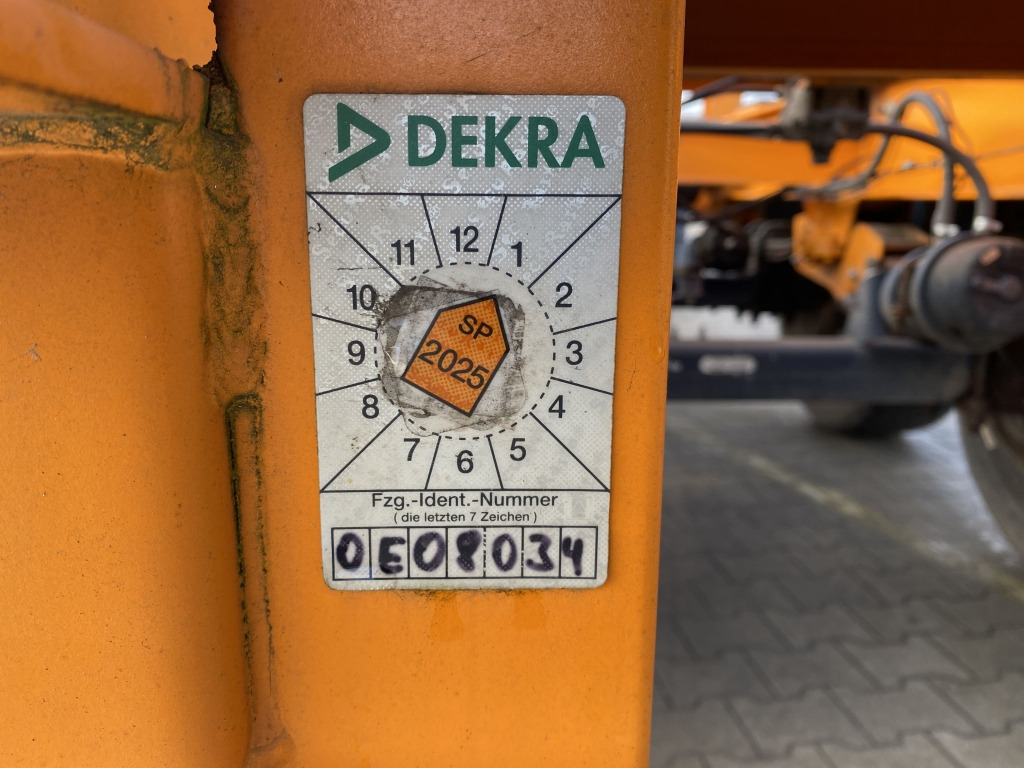 Dropside/ Flatbed trailer Eggers ZX 18E / für Ballastgewichte