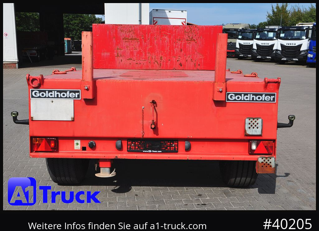 Dropside/ Flatbed trailer GOLDHOFER Ballast Anh. Goldhofer