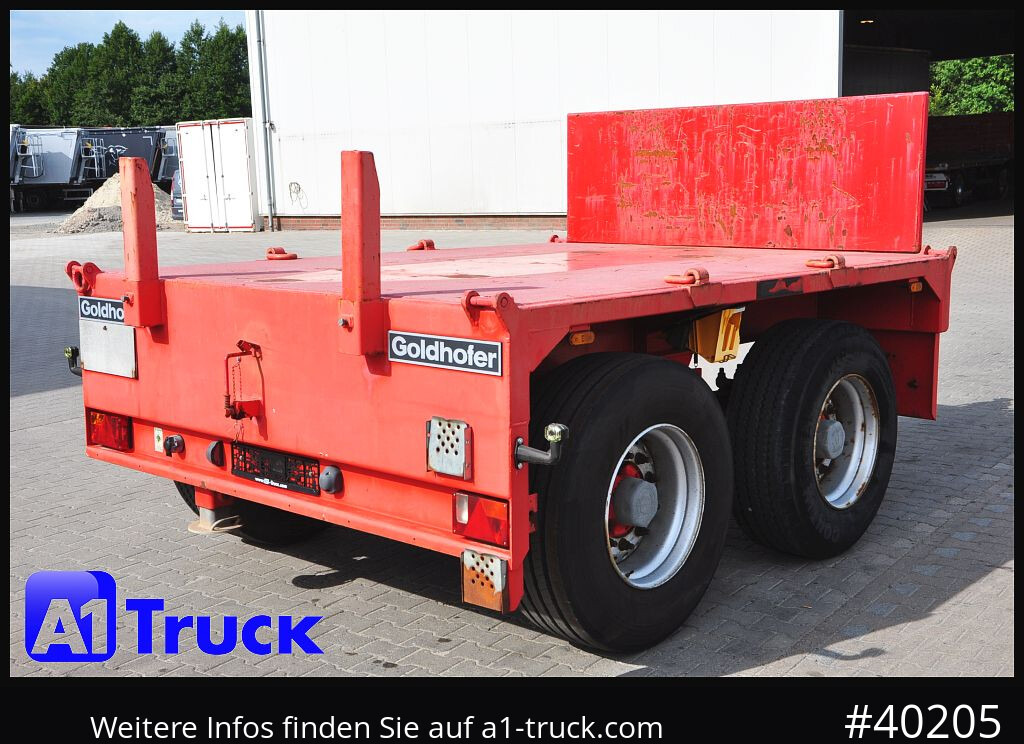 Dropside/ Flatbed trailer GOLDHOFER Ballast Anh. Goldhofer