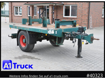 Dropside/ Flatbed trailer GOLDHOFER Ballast Anh. Obermaier TFB 100